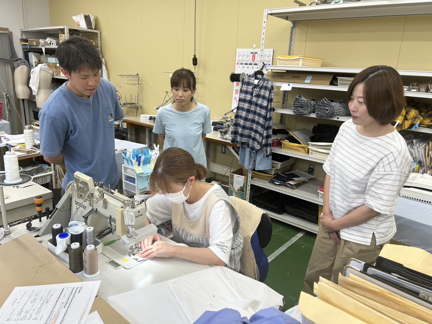 シャツが生まれる現場 見学会